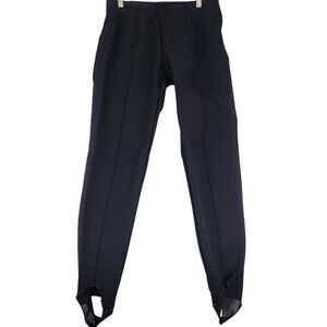 BOGNER Ski Pants Womens 12‎ Black Stretch Stirrup Fleece Lined Winter Euro 42